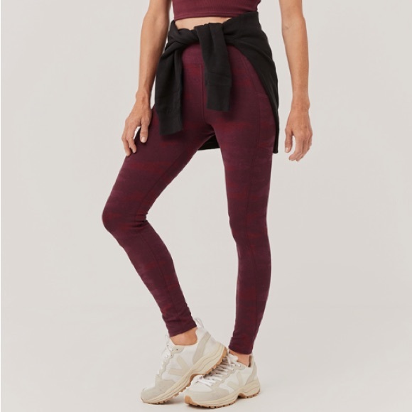 🆕 Pact Organic Cotton Go-To Pocket Leggings in Raisin Camo Size Small - Picture 8 of 14